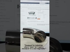 SS304 Ατσάλι από ανοξείδωτο χάλυβα 90 μοίρες