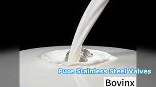 Βαλβίδες από ανοξείδωτο χάλυβα Bovinx για καθαρότητα